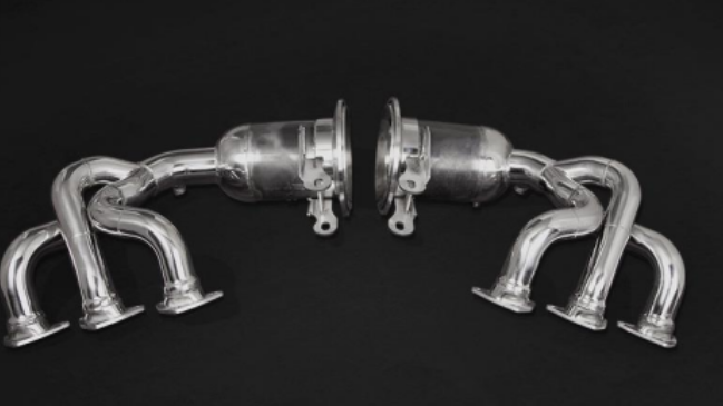 Photo of Capristo Full Sport Exhaust with Sport Cats with Tailpipes for the Porsche 992 GT3 RS - Image 6